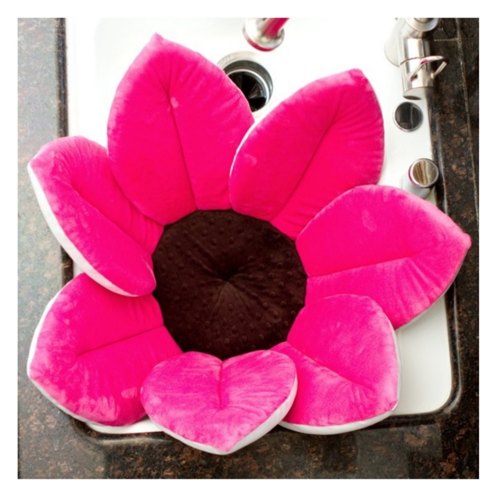 Pink blooming baby bath